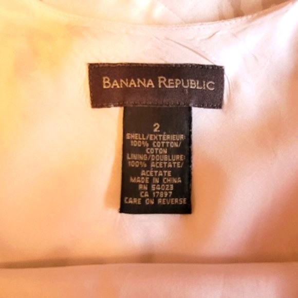 Banana Republic White Summer Dress - Picture 2 of 6